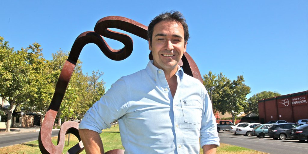 Political newcomer Steven Marshall, pictured during his first campaign in 2010, is set to become SA's third Premier in three years.