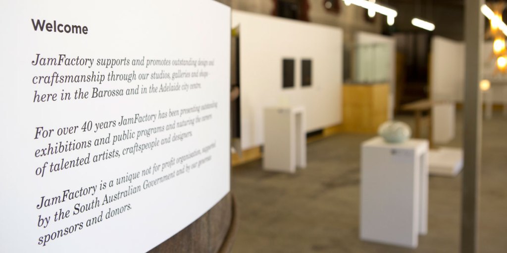 The collaboration between the JamFactory and Seppeltsfield offers a model for South Australian innovators.