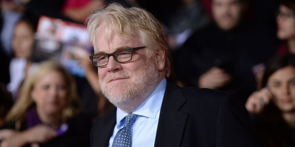Philip Seymour Hoffman at the Los Angeles premiere of The Hunger Games: Catching Fire in November last year.