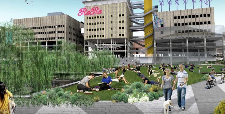 The winning design from the Old Royal Adelaide Hospital design competition. Photo: supplied