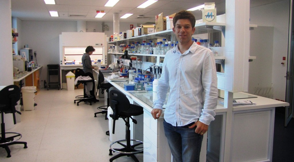 Flinders University researcher Dr Bradley Simpson