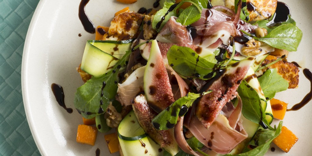 Thumbnail for Fig, Walnut, Prosciutto & Pumpkin Salad