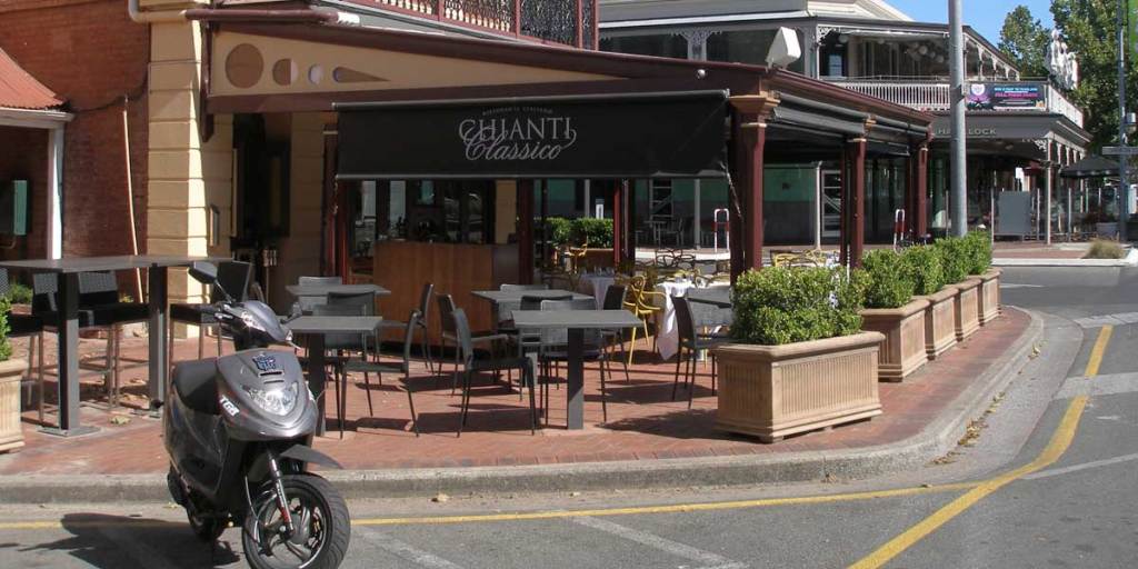 Chianti Classico's gracious Hutt St premises.