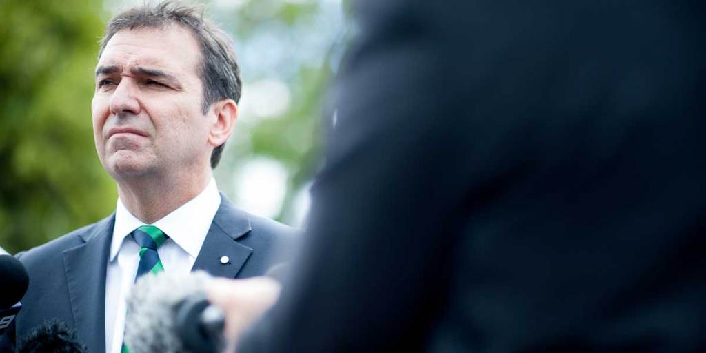 Liberal leader Steven Marshall: the deal to give Labor government is a "death wish for South Australia". Photo: Nat Rogers/InDaily