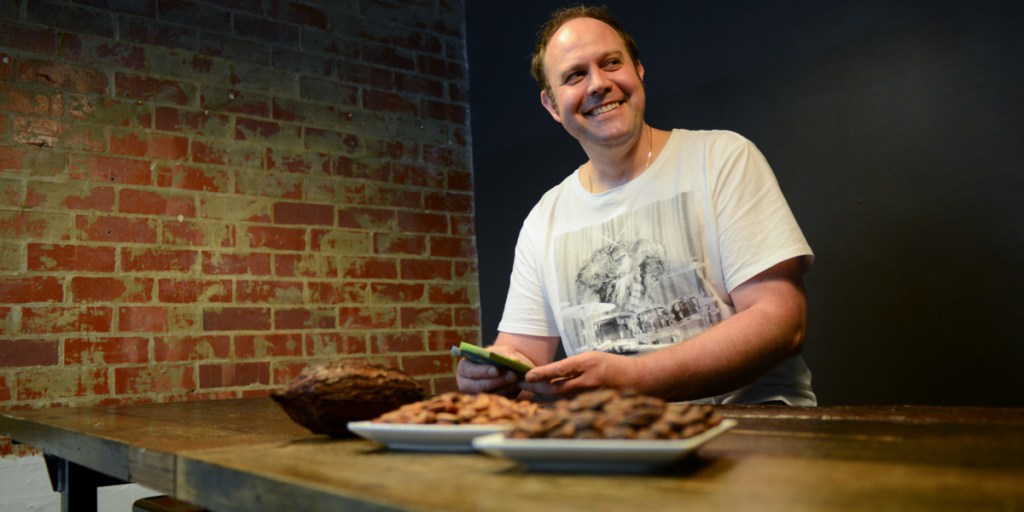 Steven ter Horst is passionate about chocolate. Photo: Nat Rogers / InDaily