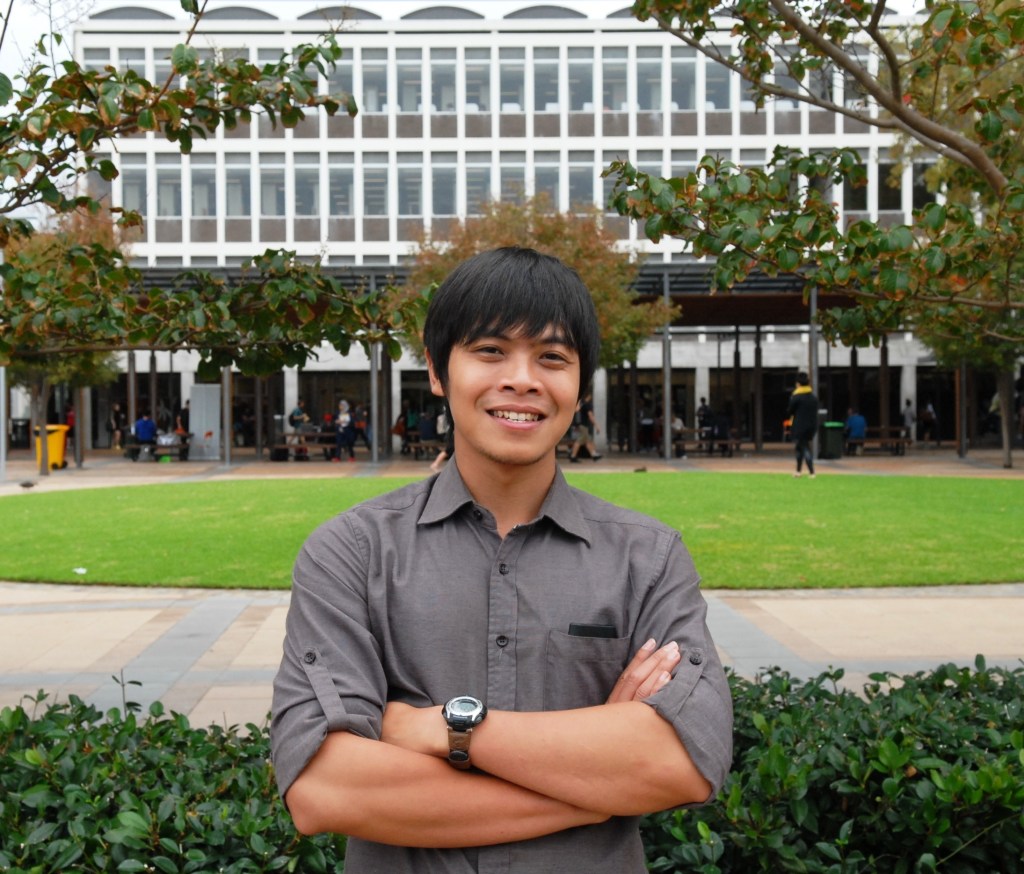 Ahmad Hasyim at Flinders University's Bedford Park Campus. He will be one of the performers at INDOfest on Sunday at Rymill Park. 