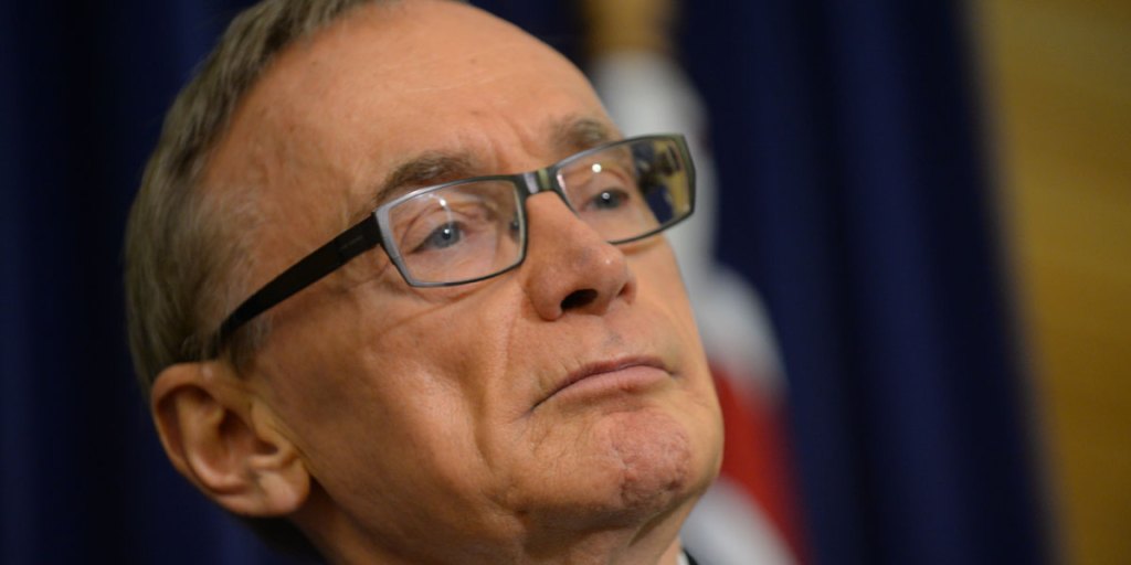 Former foreign minister Bob Carr