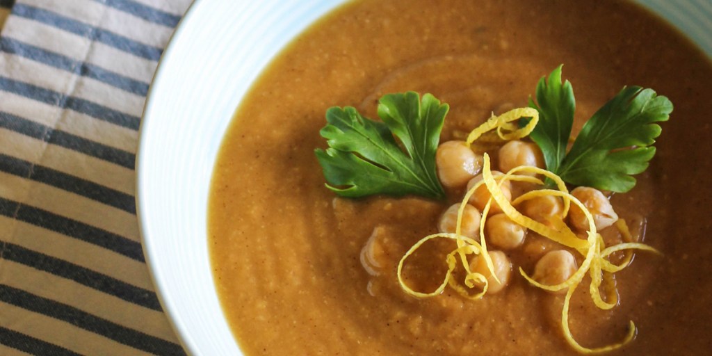 Thumbnail for Moroccan Sweet Potato & Chick Pea Soup
