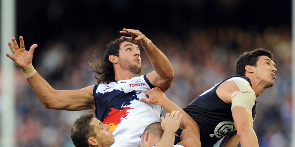 Taylor Walker in action during his last appearance at the highest level, in April 2013.