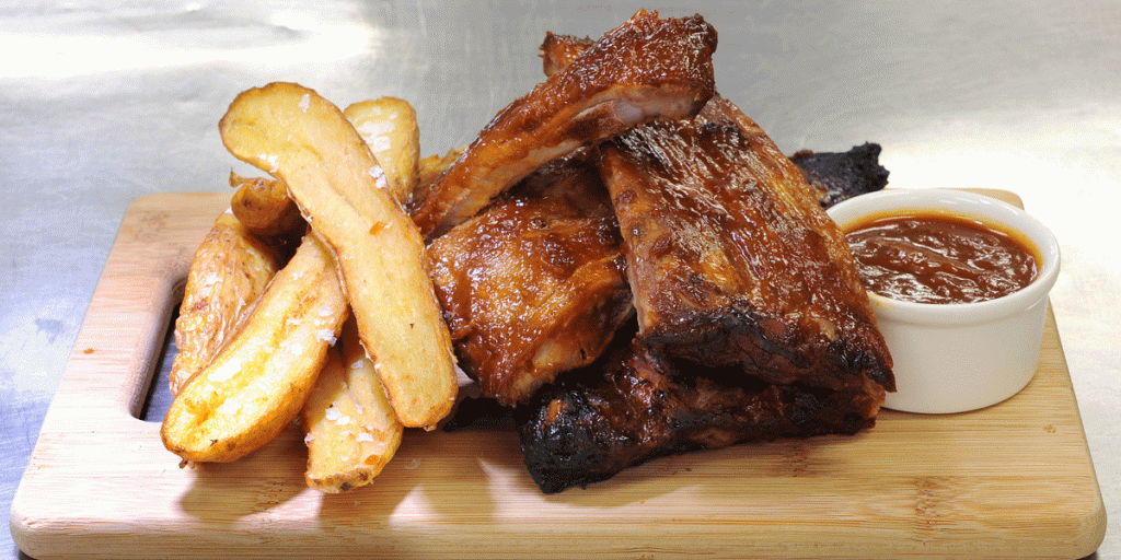 Thumbnail for American-style barbecue ribs