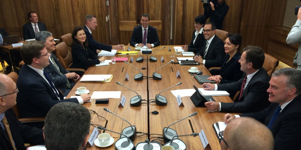 Marshall's new Shadow Cabinet meets this morning. Photo: Bension Siebert/InDaily