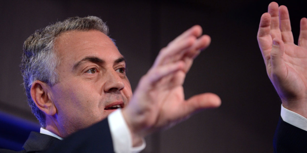 Joe Hockey says it was clear the federal government could not succeed with its original plan. 
