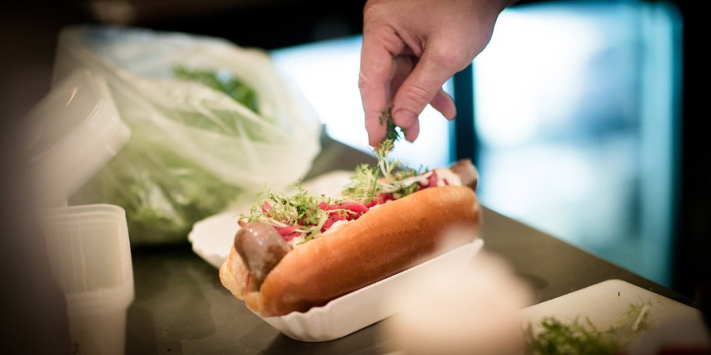 HDCB'S hotdogs are served in a light, brioche-style bun. Photos: Nat Rogers / InDaily