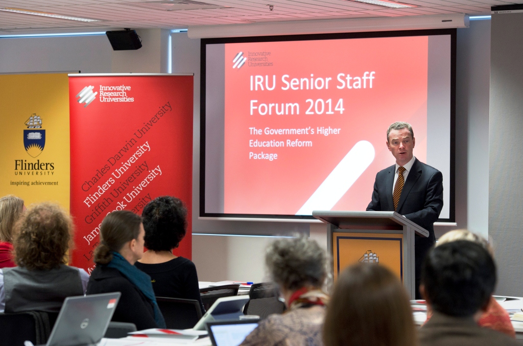 Thumbnail for Pyne hails Flinders MOOCs at key research forum