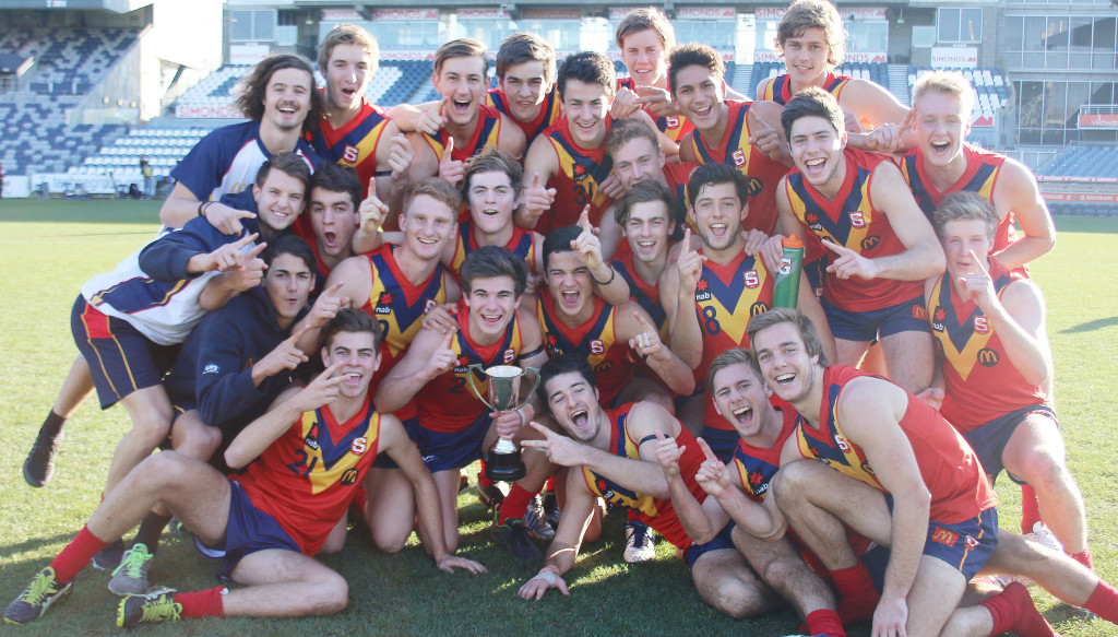 Winners are grinners - the SA team. Image by Peter Argent