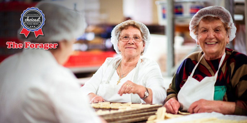 The women at Avanti Pasticceria prepare the taralli for baking. Photo: Nat Rogers