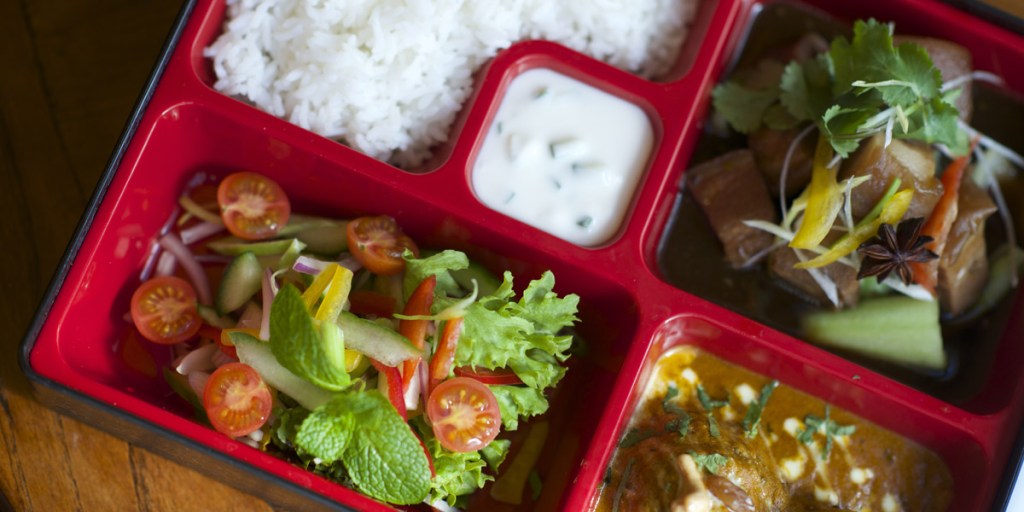 Hanuman's bento box: a flavoursome tasting plate. Photo: Nat Rogers/InDaily