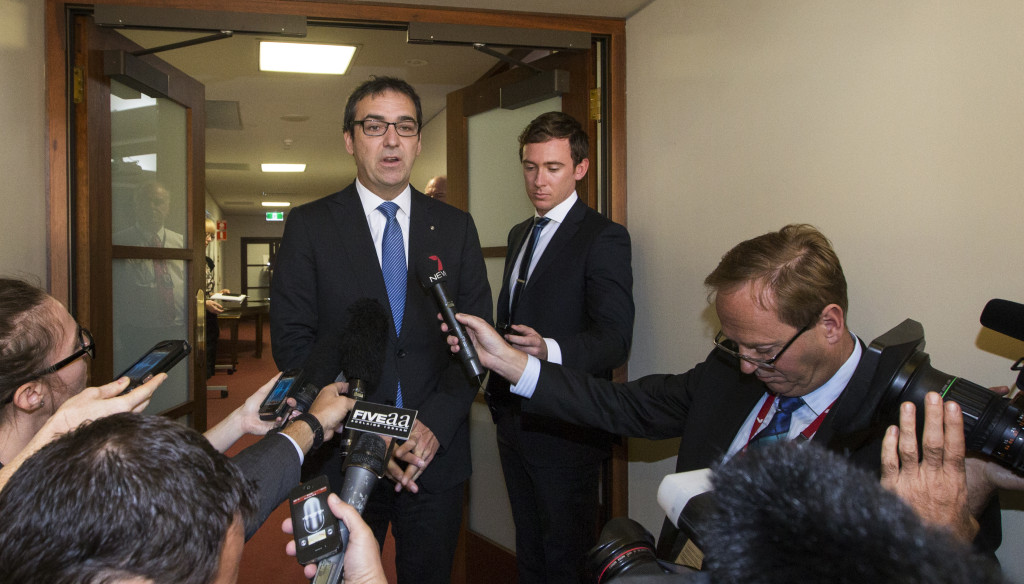 Gannon, top right, will move out of the shadows