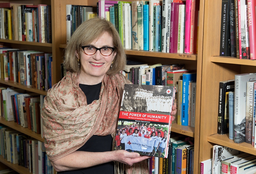 Flinders University historian Professor Melanie Oppenheimer has just published a book on the history of Australian Red Cross.