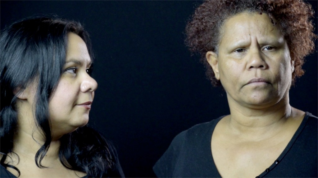 Simone Ulalka Tur (left) and Fay Rosas Blanch in performance