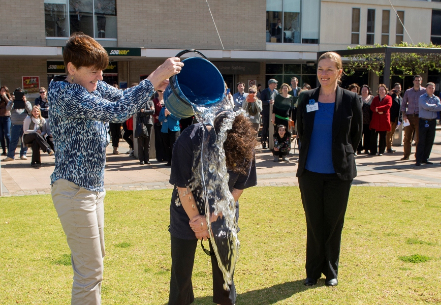 Thumbnail for Flinders takes on mass Ice Bucket Challenge