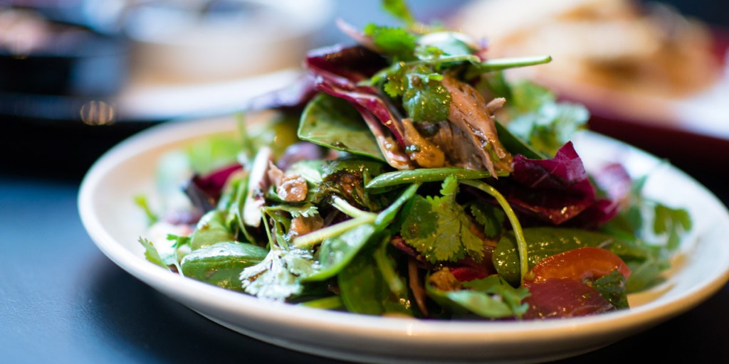 Light and flavoursome: duck confit and salad at Mother Vine. Photo: Nat Rogers/InDaily