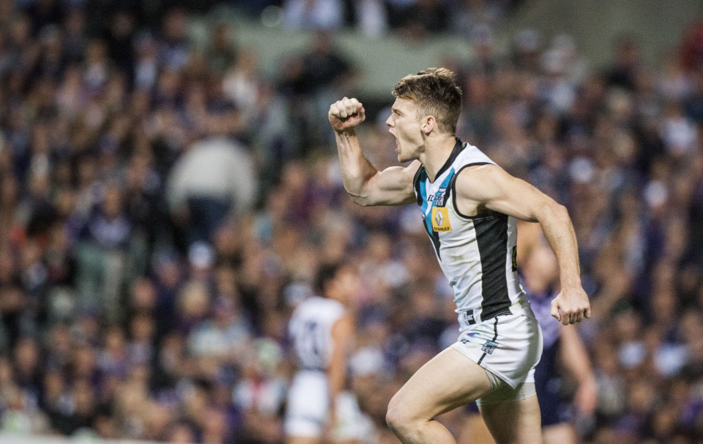 Robbie Gray celebrates another goal for the evil empire.