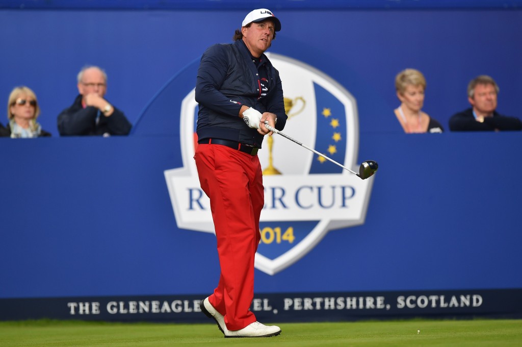 Thumbnail for Faldo chips Mickelson for “aggro”