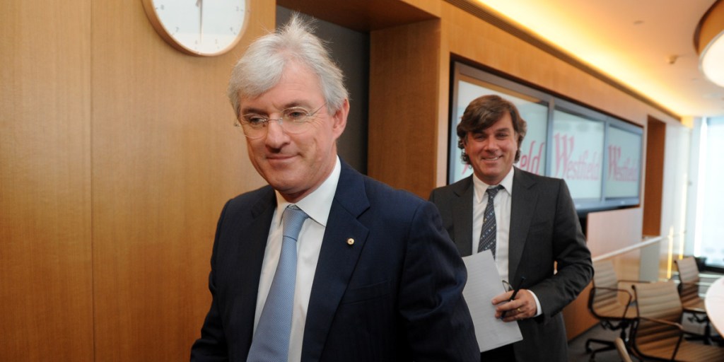 Westfield Group's Steven and Peter Lowy - second on the list of top-paid CEOs. Photo: AAP