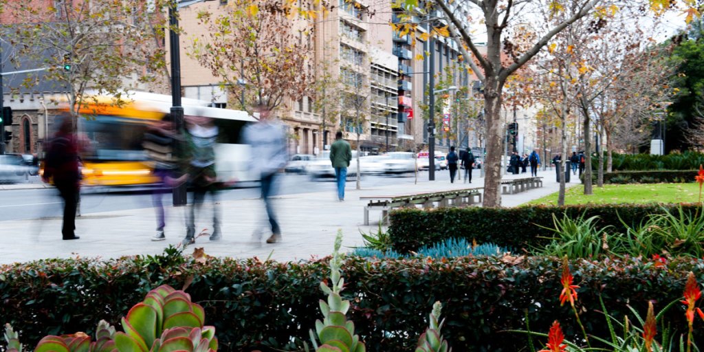 The North Terrace revamp was the only project to result directly from the Adelaide 21 report.