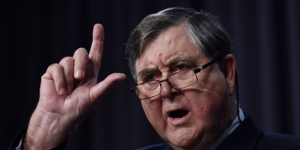 David Irvine, the retiring Director-General of ASIO.