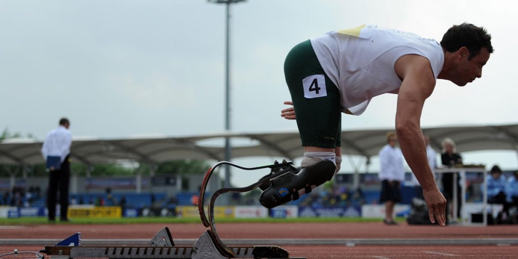 Pistorius at a World Cup event in 2010.