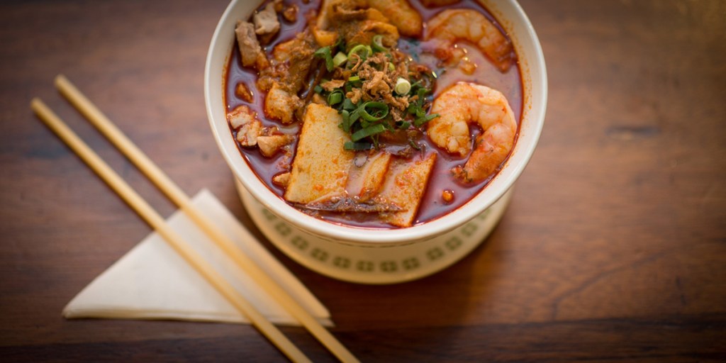 The Penang Restaurant's Curry Laksa. Photo: Nat Rogers/InDaily
