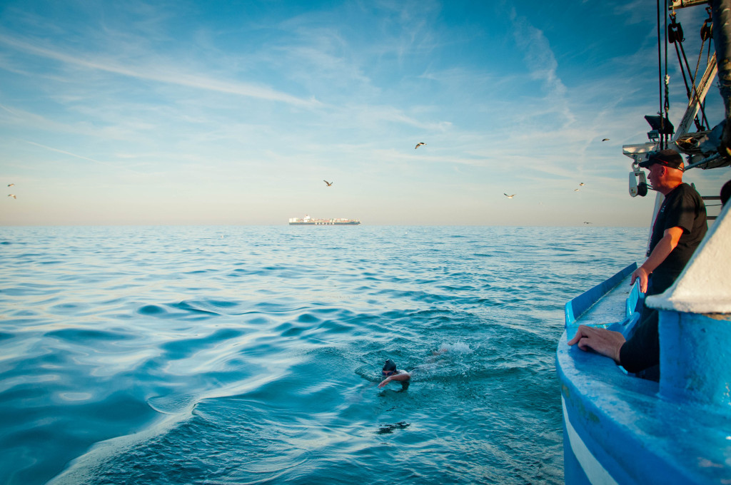 Thumbnail for Marathon swimmer’s world record