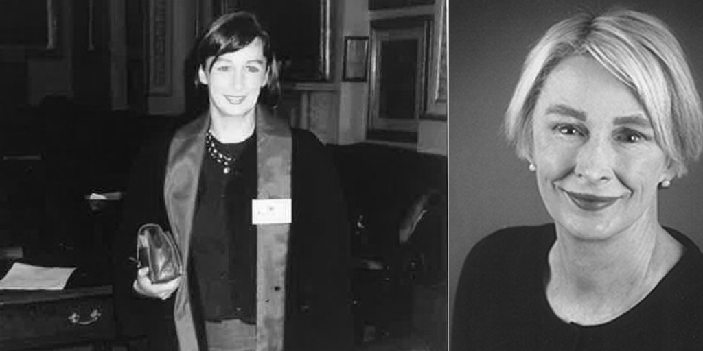 Anne Moran as a newly-elected councillor nearly 20 years ago, and today.