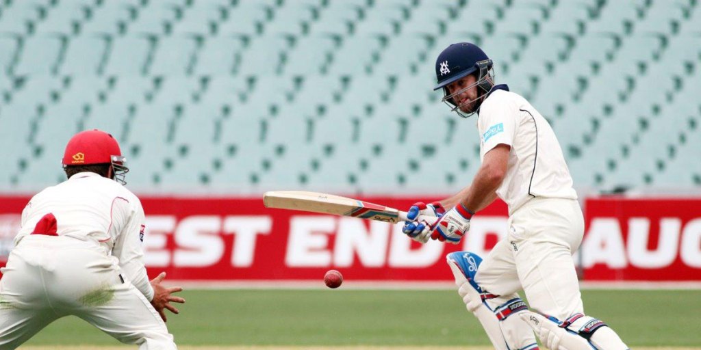 Former Redback Dan Christian batting for Victoria. Photo: Peter Argent