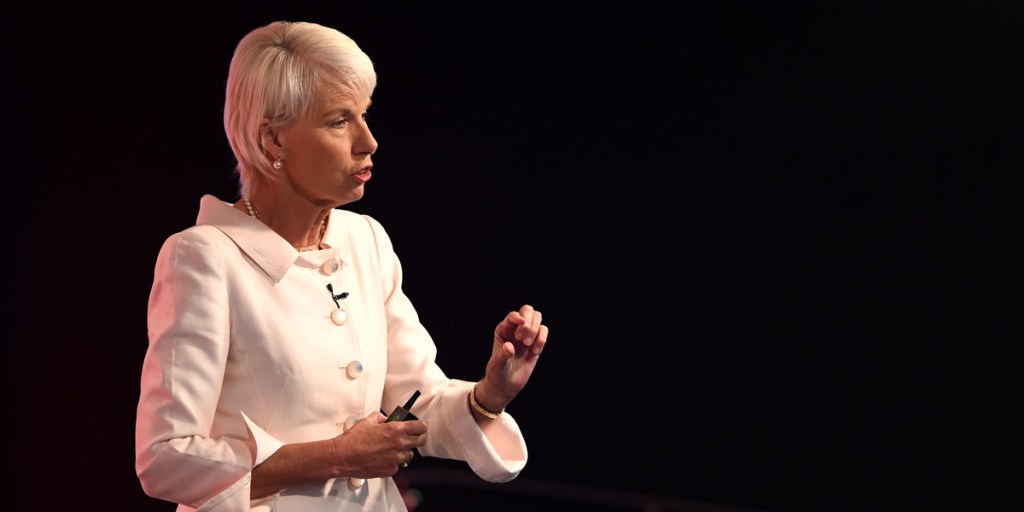 Westpac CEO Gail Kelly: the smaller pool of female chief executives are concentrated in banking and finance. Photo: AAP