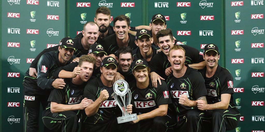 Thumbnail for White leads Australia to T20 series win