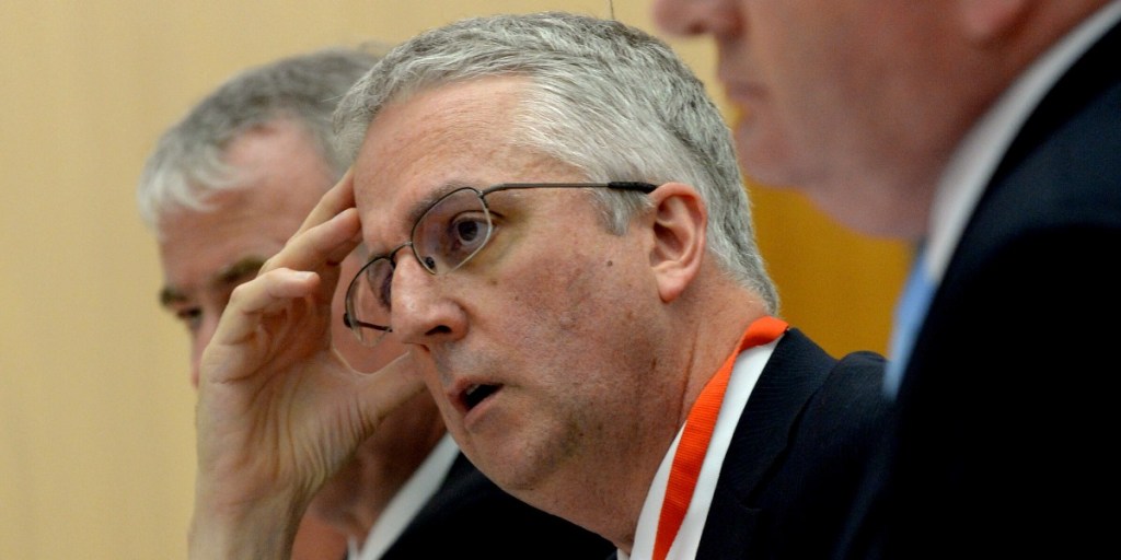 ABC managing director Mark Scott. Photo: Alan Porrit/AAP.