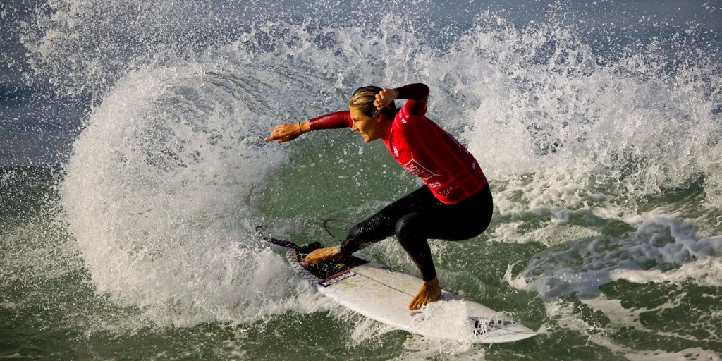 Thumbnail for Aussie women surf trio make quarters