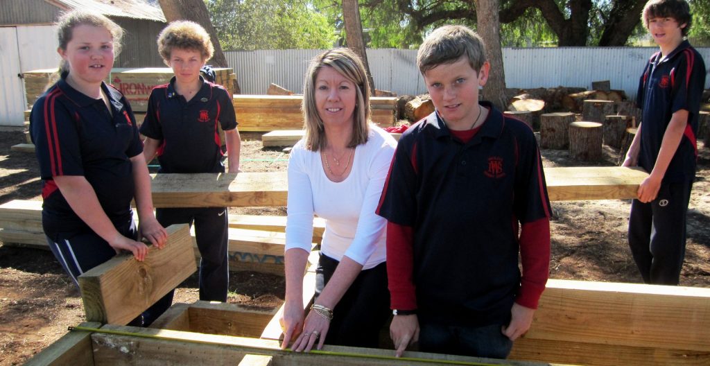 Belinda Pringle won the Flinders University sponsored Brand South Australia Education Award for her work at Wasleys Primary School. 