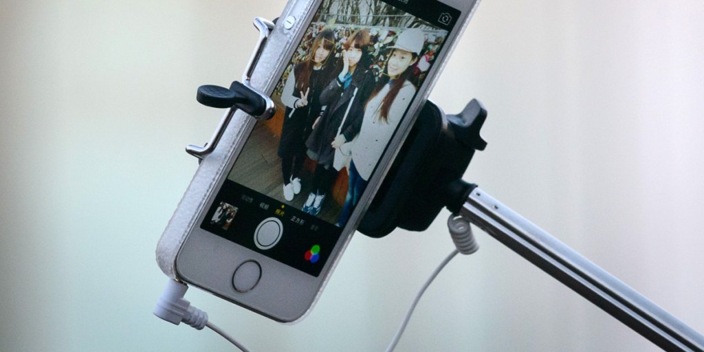 The selfie stick is the is the top gift for Christmas 2014, according to Citi. Photo: AAP