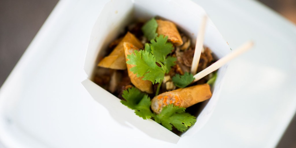 Combination Noodle Salad. Photo Nat Rogers/InDaily