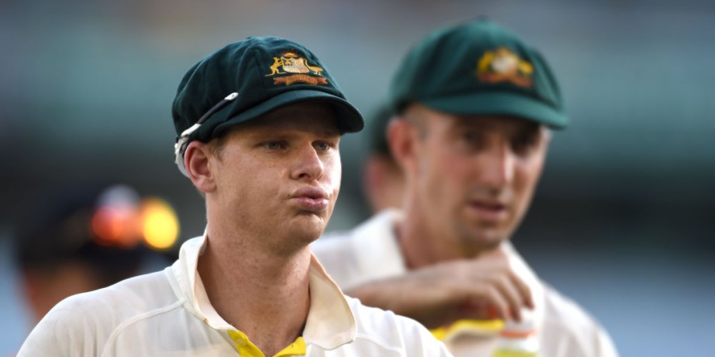Steve Smith leaves the Gabba after a tough first day as skipper.