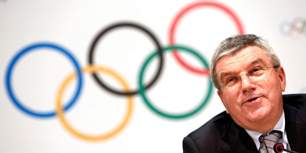 International Olympic Committee president Thomas Bach of Germany during the IOC Executive Board meeting in Monaco. 