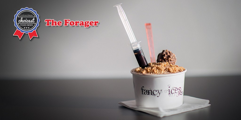 Fancy Ices liquid nitrogen "Ferrero" ice cream. Photo Nat Rogers/InDaily