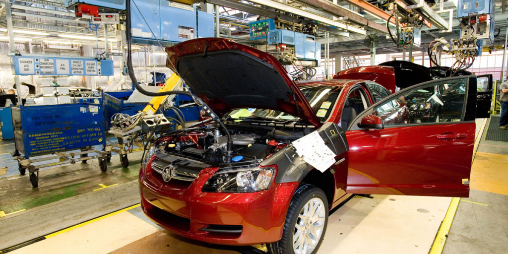 The closure of car assembly facilities is likely to see results worsen for some sectors of the manufacturing industry.