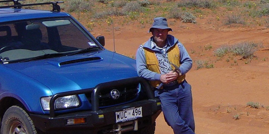 Havilah MD Chris Giles at the Portia site.