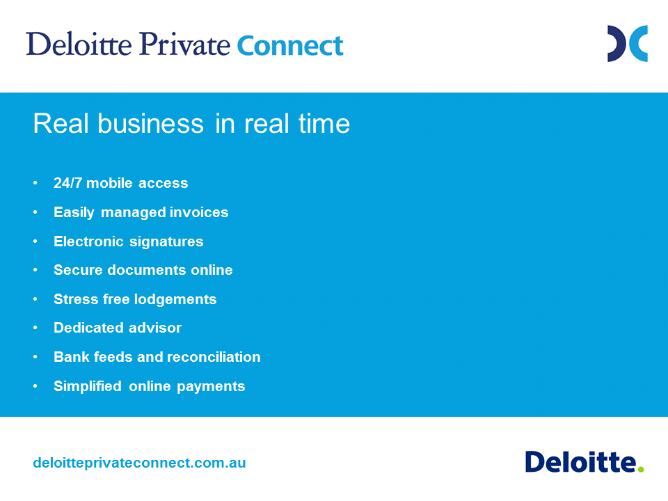 Thumbnail for Deloitte Private Connect – A real-time view of your business.