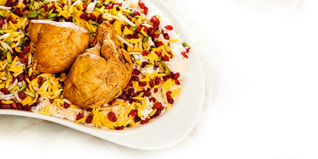 Thumbnail for Saffron chicken with barberry rice